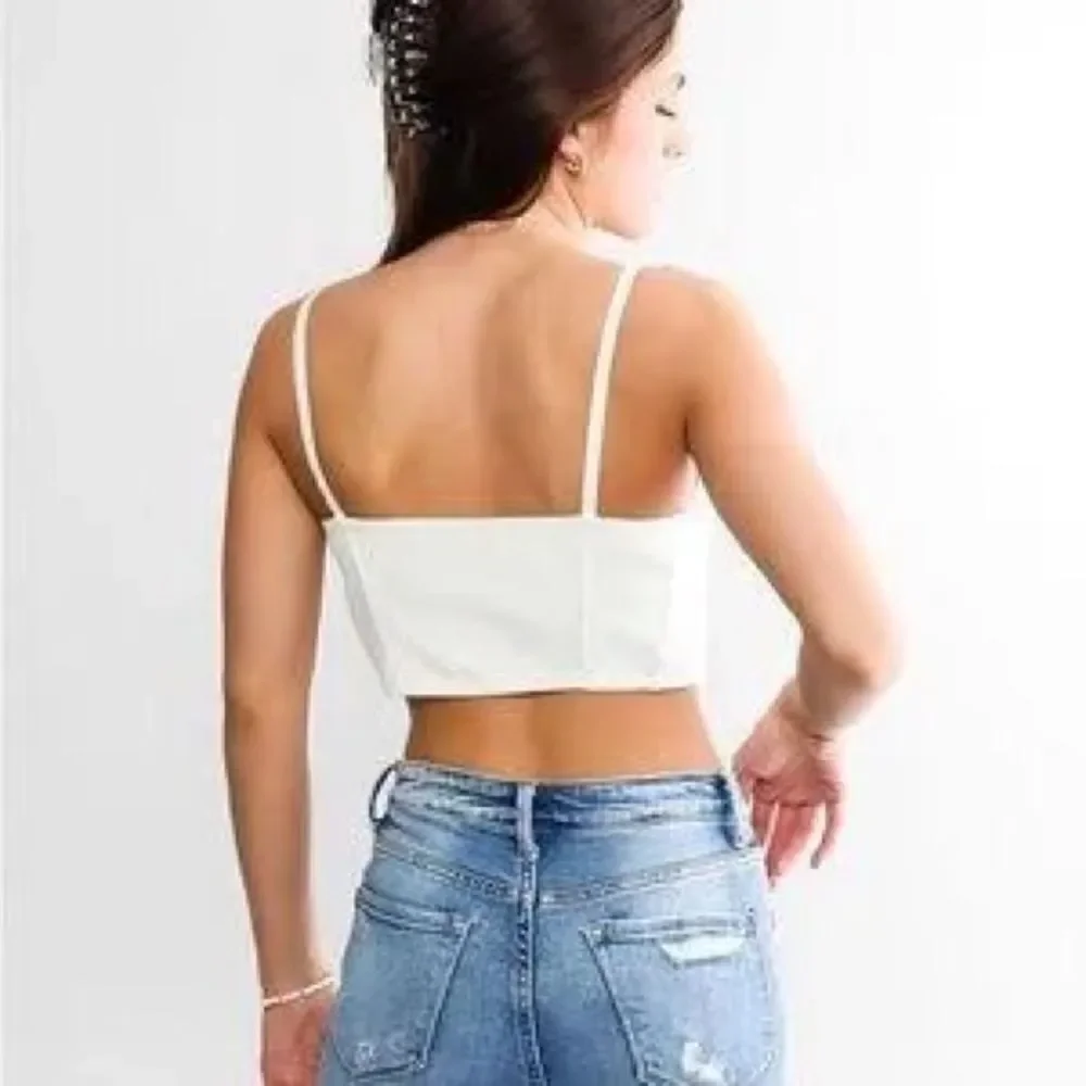 Free People Have my heart cropped top extra large